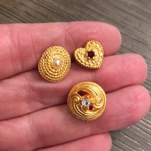 Vintage 1990’s Matte Goldtone Scatter Pins - Picture 5 of 12